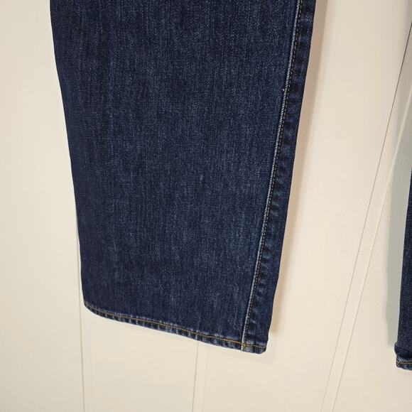 J Crew Vintage Straight Slim Jeans 36x32 Medium Dark Wash - Picture 4 of 6